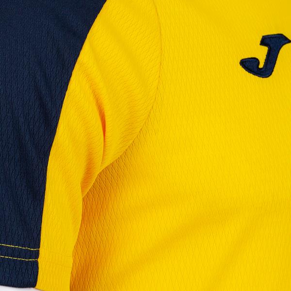 Joma Eco Championship Yellow/Navy football shirt